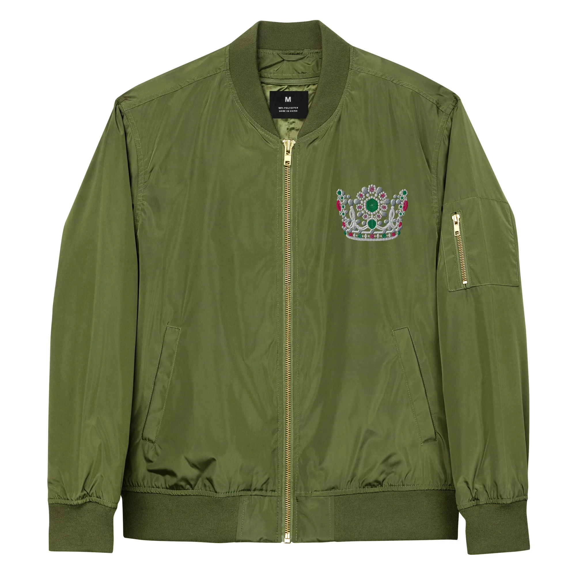 Premium Bomber Jacket Royal Empress Crown