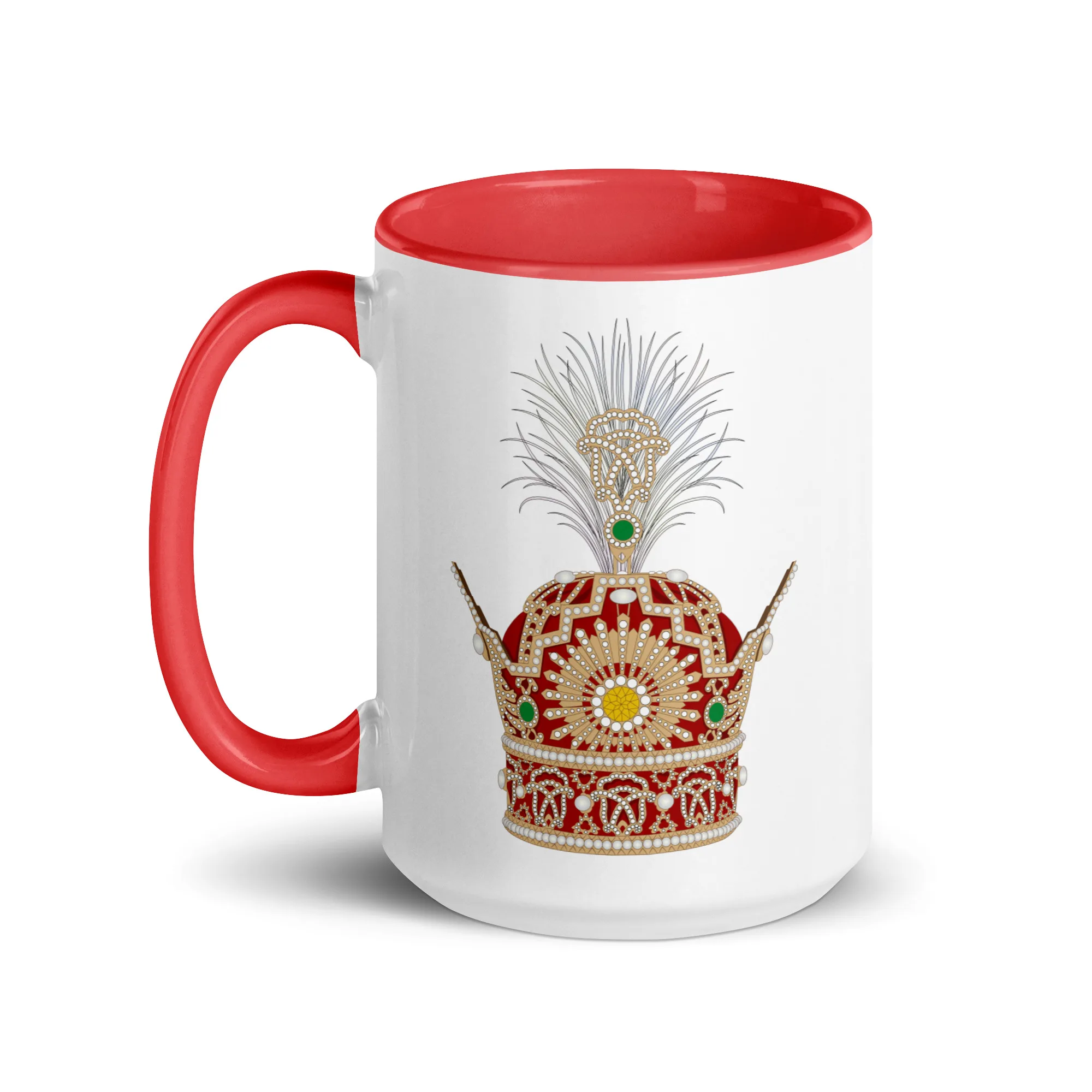 Mug with Color Inside Pahlavi Crown