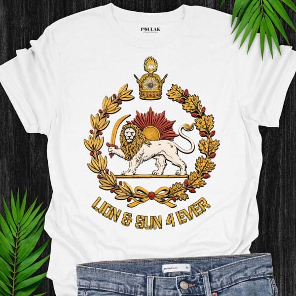 Retro Lion and Sun 4 ever Poulak