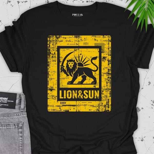 Stencil Lion and Sun Poulak
