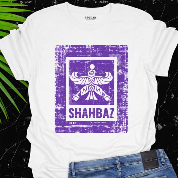 Stencil Shahbaz Poulak persian tshirt
