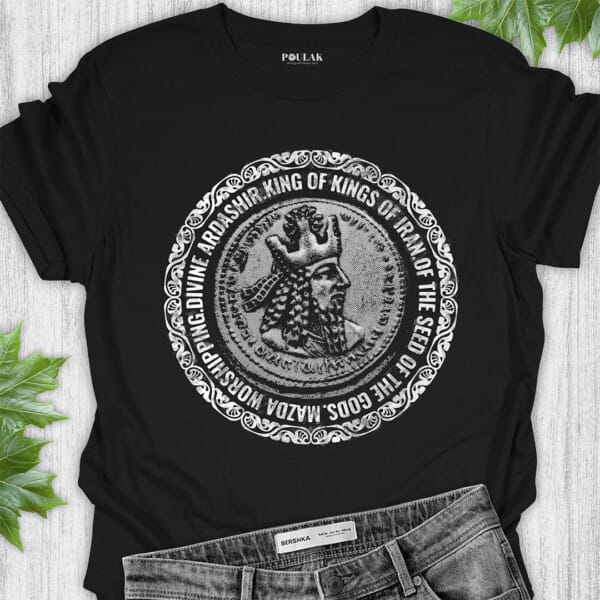 Sassanian Ardashir Babakan T-Shirt Persian Fashion Poulak