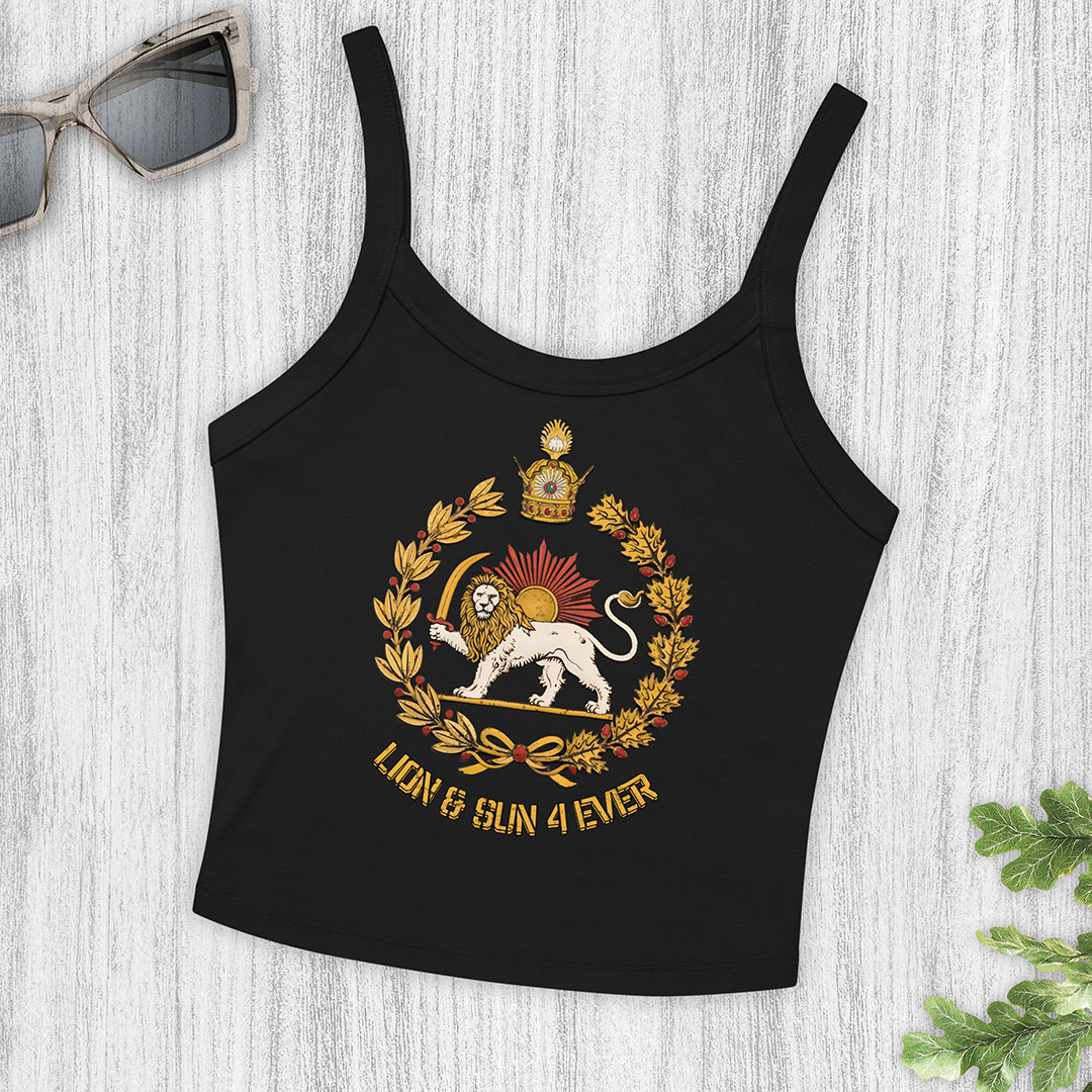 Retro Lion Sun 4 Ever Top-4 Retro Lion And Sun Tank Top Poulak