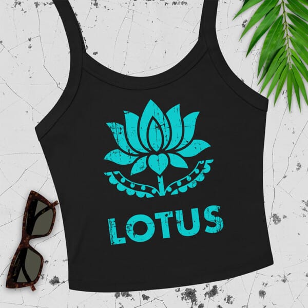 Stencil Lotus Tank Top
