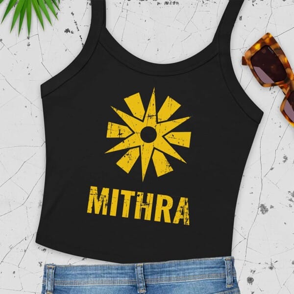 Stencil Mithra Tank Top persian fashion