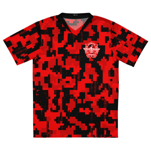 Recycled unisex sports jersey PERSEPOLIS Camo