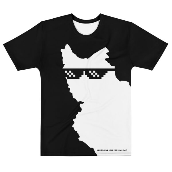 IRAN Persian Cat Cotton Crew Neck T-Shirt – Black