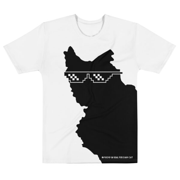 IRAN Persian Cat Cotton Crew Neck T-Shirt – White