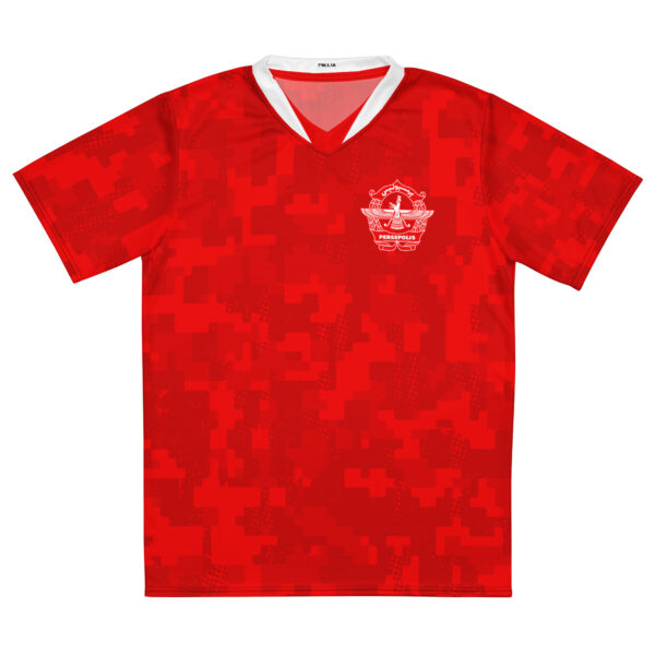 PERSEPOLIS Camo Recycled unisex sports jersey